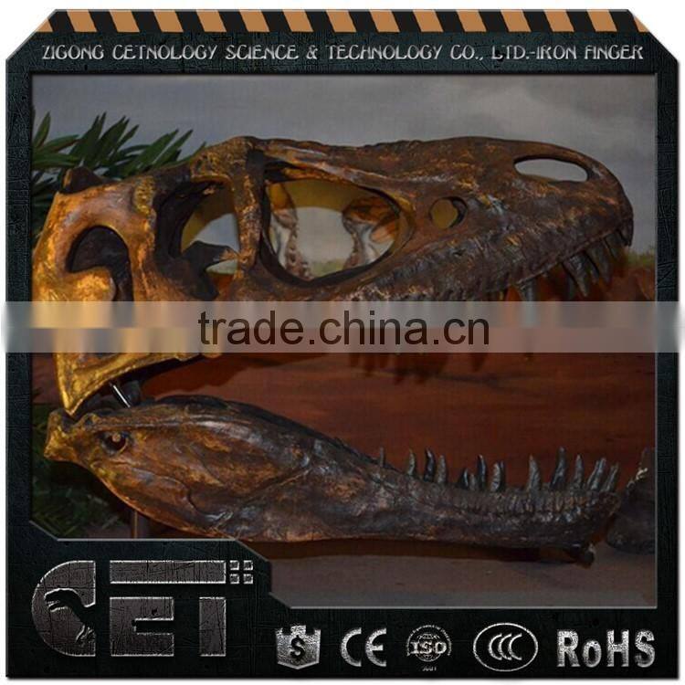 Cetnology-Hot sale realistic fiberglass dinosaur skeleton model