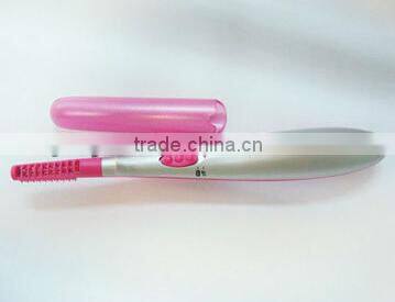 lady fashion cute makeup eyelash curler with plastic handle