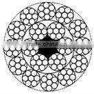 18x7 galvanized steel wire rope 13mm