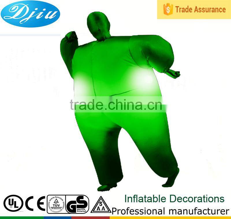 DJ-CO-172 masked princess with led light inflatable full body costume outfit adult