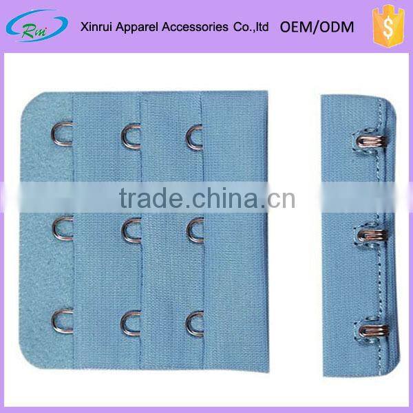 Stainless hooks nylon bra extender