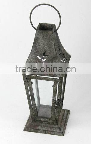 100370MC- square metal candle lantern