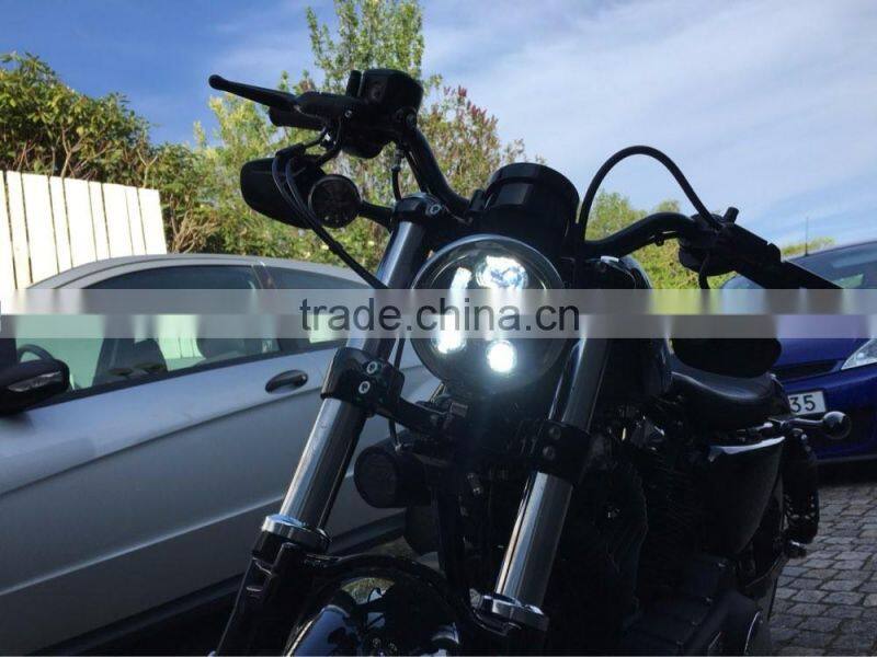 For Harley Dyna , Sporter And Triumph Rocket III 5 3/4" Daymaker Harley Headlights 5.75 Inch