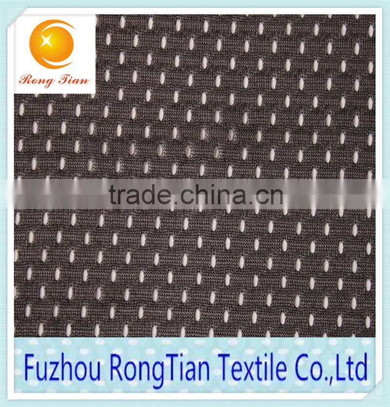 Wholesale 100 polyester warp knitted 50D hole mesh fabric for clothing