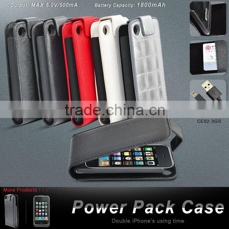 1800mAh battery pack for iphone 3G & 3GS
