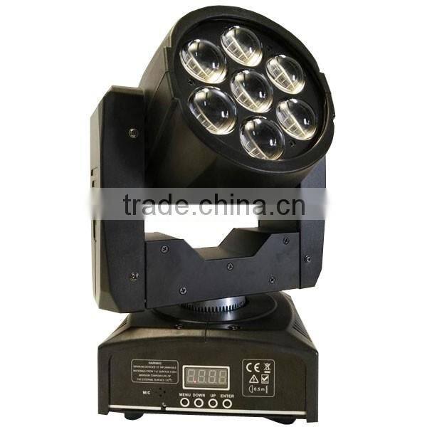 7x12w rgbw led stage light / zoom led moving head light