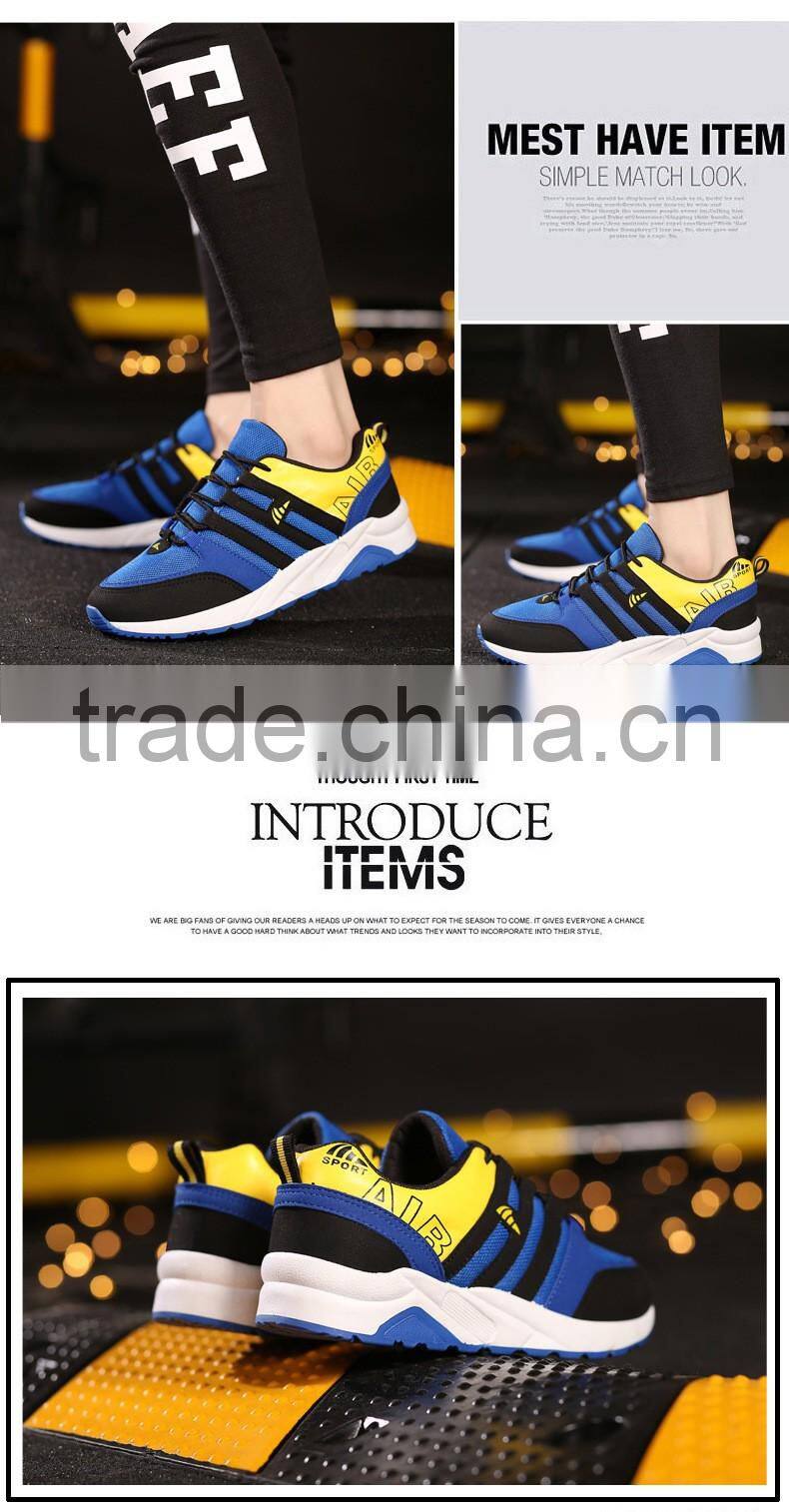 China wholesale high quality sports shoes for men 2016