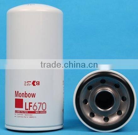 FLEETGUARD LF670 OIL FILTER FOR CONSTRUCTION MACHINERY