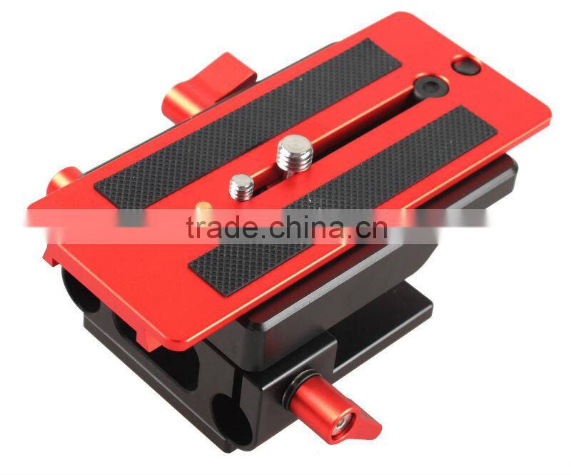 dslr rob plate 15mm rod baseplate quick release plate accessories