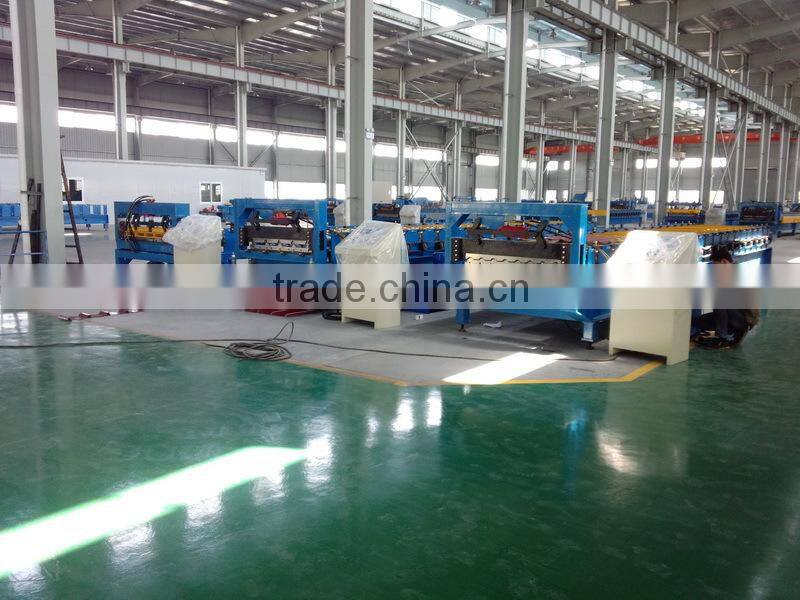 colour steel Roof and step tile making machine