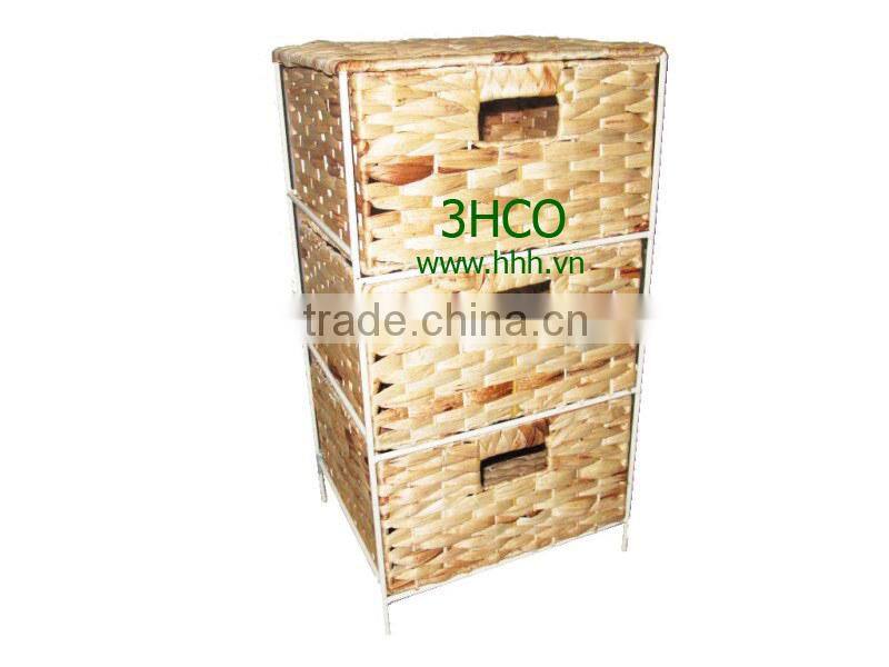 2015 New Product Water Hyacinth Basket for Home Decoration and Furniture