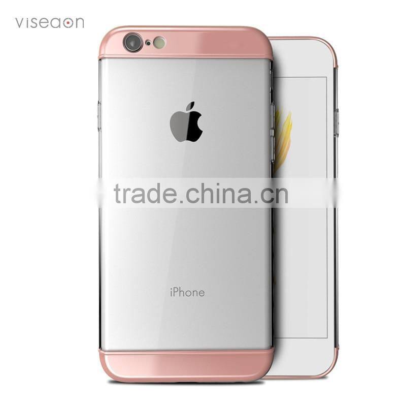 3 in 1 transparent mobile phone cover for iphone 6