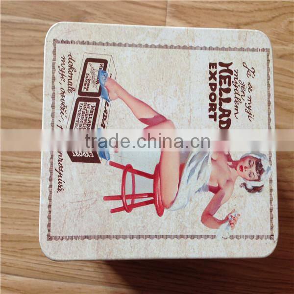 2015 chiness trendy metal jewelry tin box