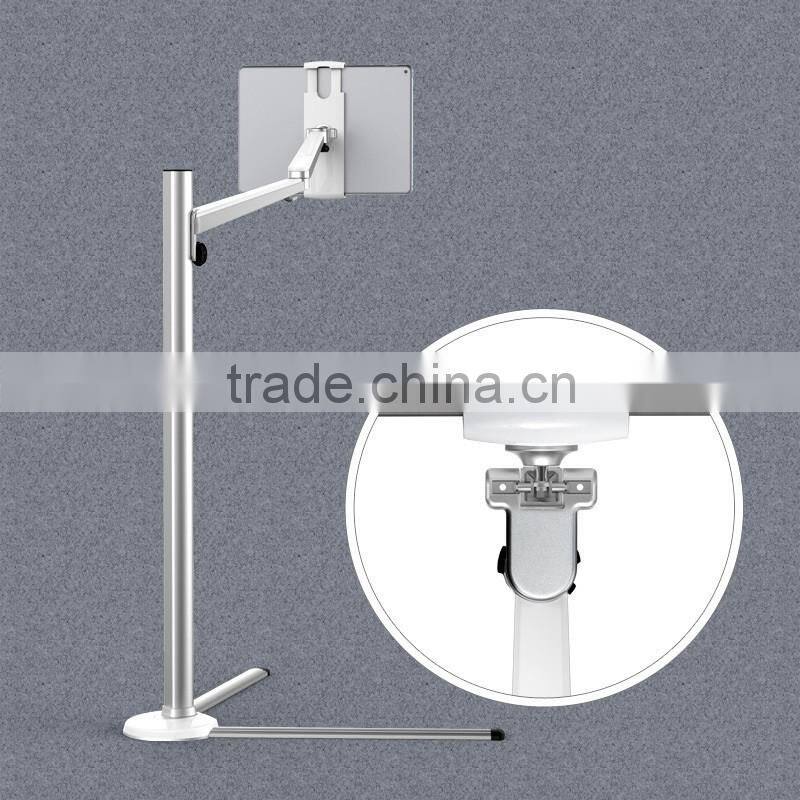Professional floor tablet flexible arm stand