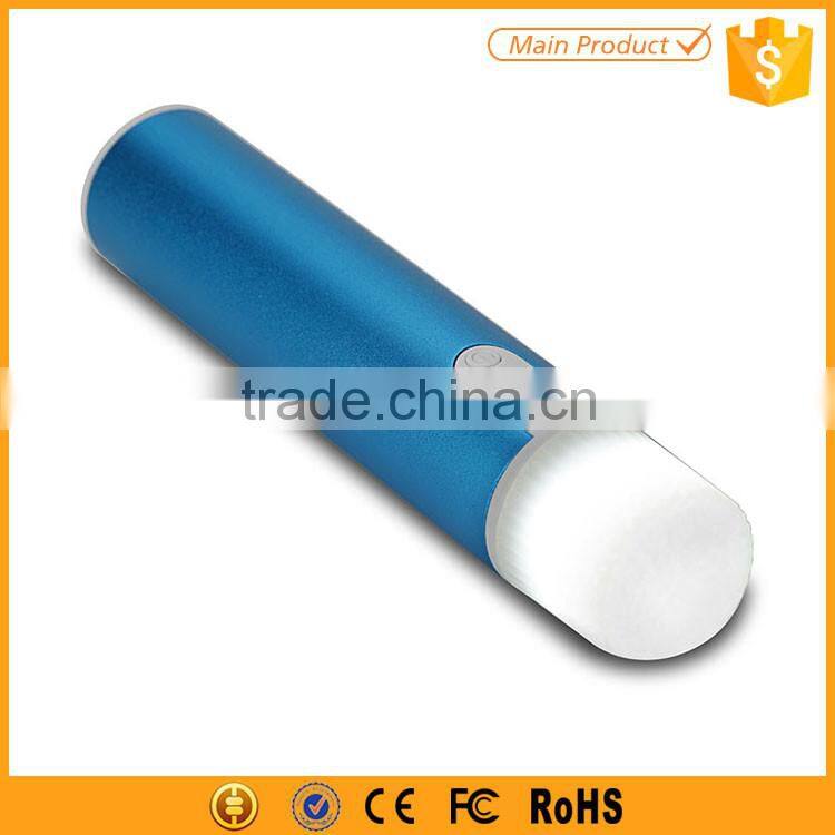 with usb LED torch 2200mah power bank battery