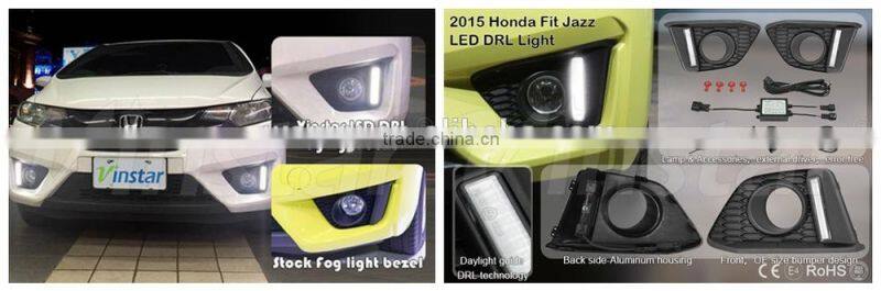 2015 Hot selling foglight for Honda Jazz Fit2014-2015 Daytime Running Light