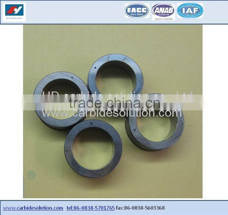 Tungsten carbide sleeves and bushing