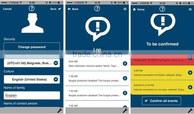 Finseen Cloud IP Alarm with Free APP IOS Android