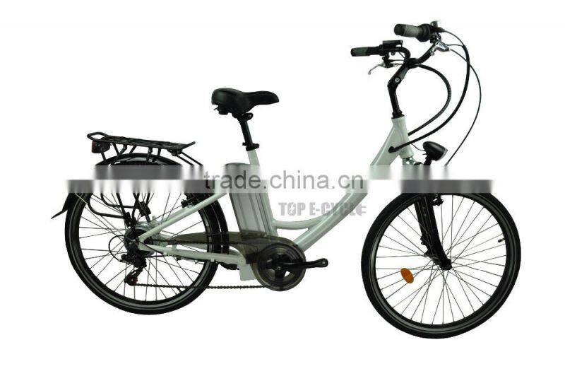 Cheap 36V 350W classical design city lady e-bike electric city bike