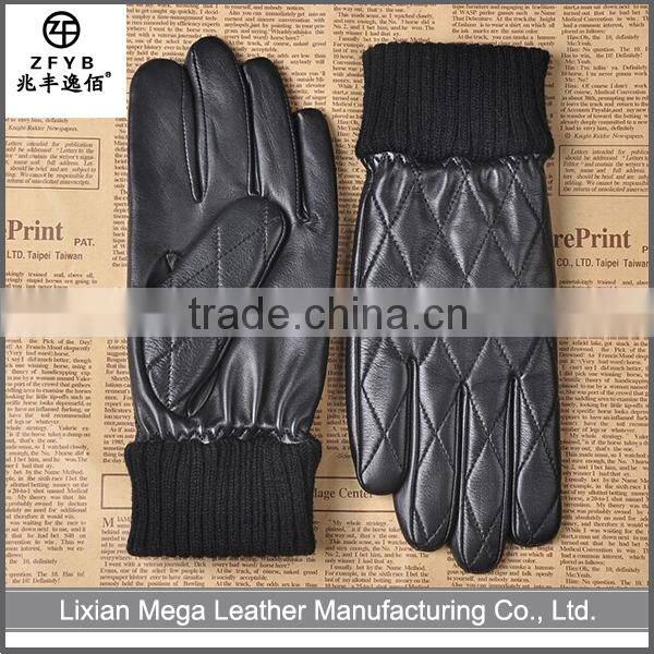 Hot Sale Top Quality Best Price leather winter warm motorcycle gloves