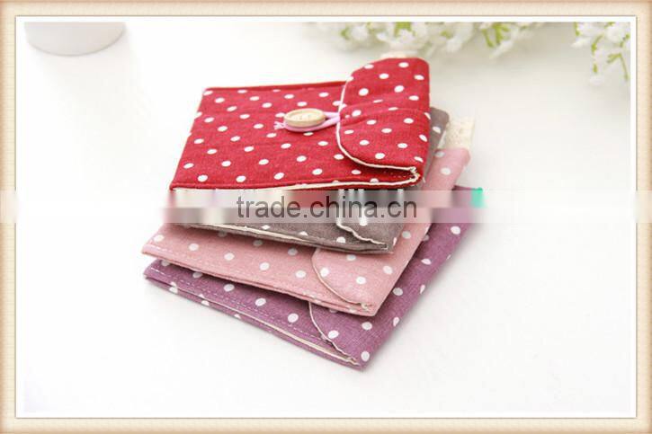 2014 new designed wholesale canvas coin purse wallet