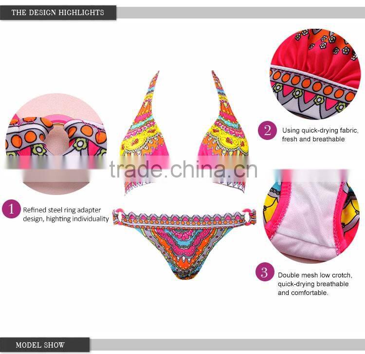 Women Beach Elegant Hot Custom micro bikini swimsuit models Bikini