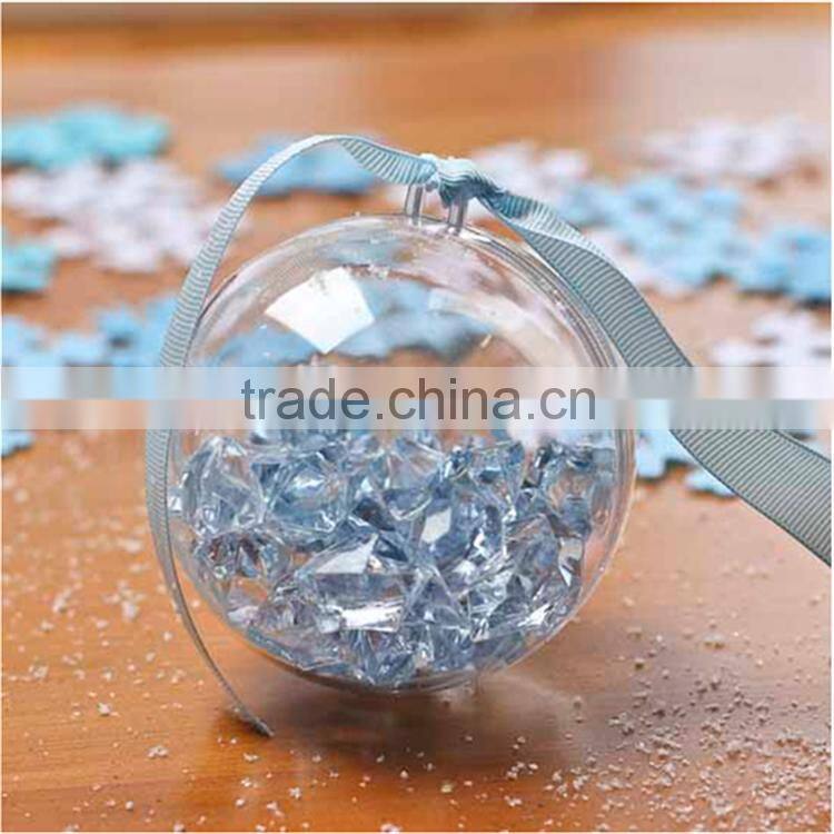 elegant clear acrylic ball,clear acrylic ball ornament wholesale for gift