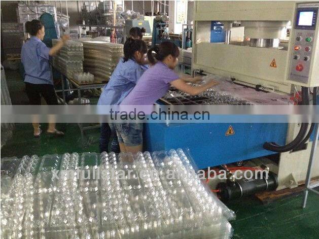 plastic egg packaging tray in PET film