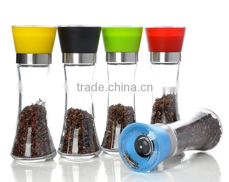 Hot selling wholesale mini glass storage jar glass sipce jar set