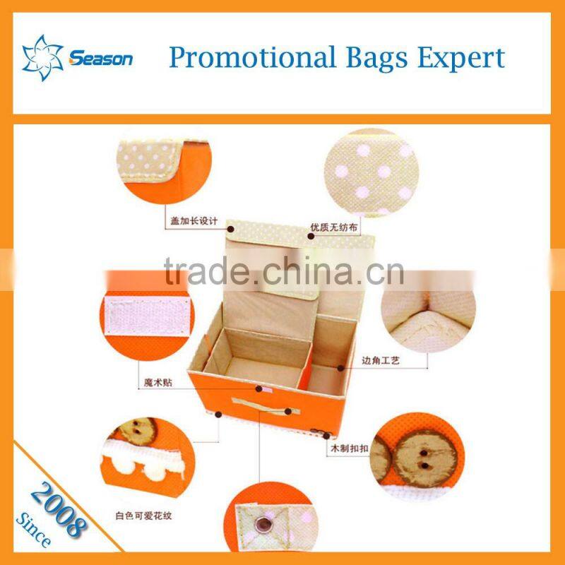 motorcycle plastic oem non woven fabric foldable storage box