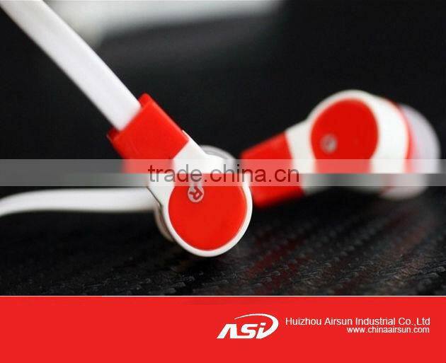 Earphone With Flat Wire
