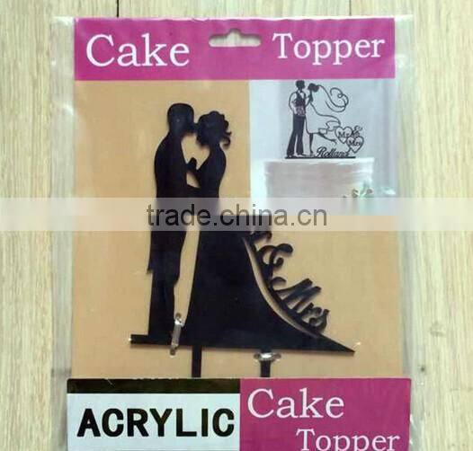Personalized Funny Mr and Mrs Bride and Groom Anniversary Wedding Cake Topper
