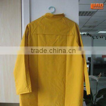 0.35mm yellow pvc raincoats