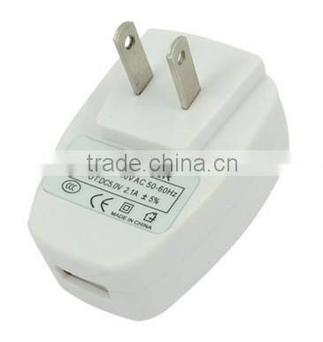 for ipad usb wallcharger adapter 2.1A(USA/Europe/UK plug)