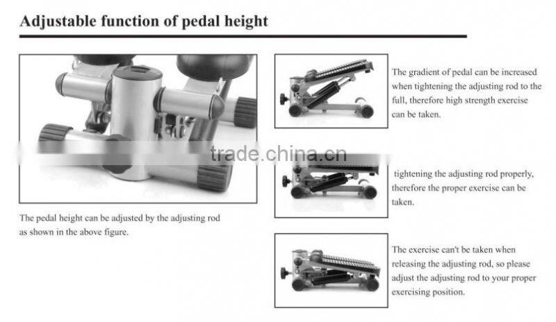 Indoor exercise equipment of foldable mini Stepper