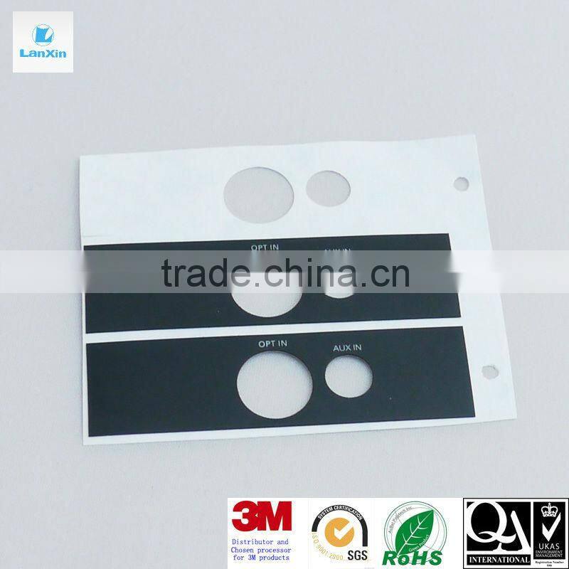 Die cut plastic PP sticker