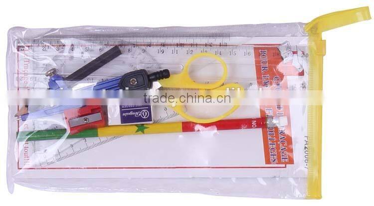15CM Colorful Drawing Ruler set 4pcs geometry set