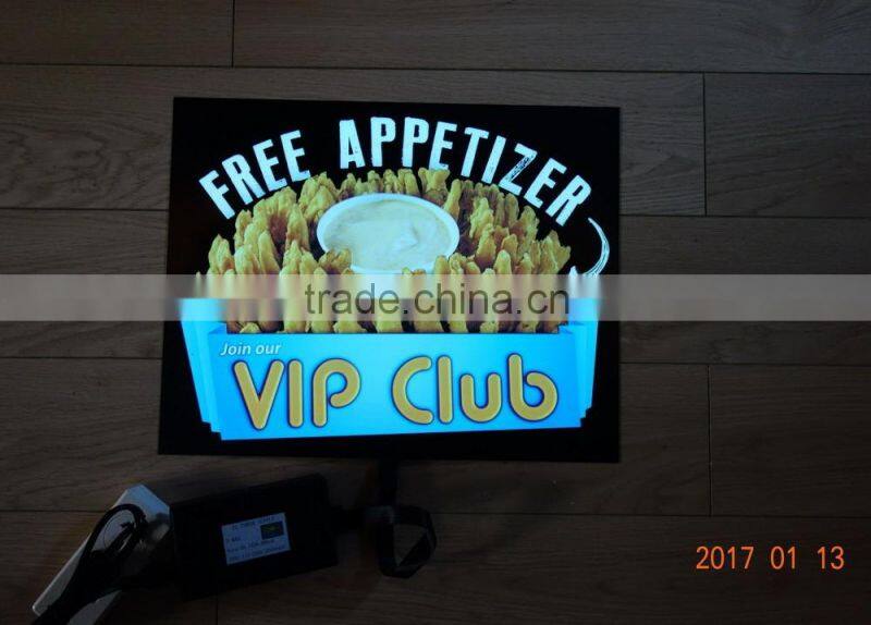 High Quality&High Brightness EL advertisement 420mmX300mm AC110V-240V