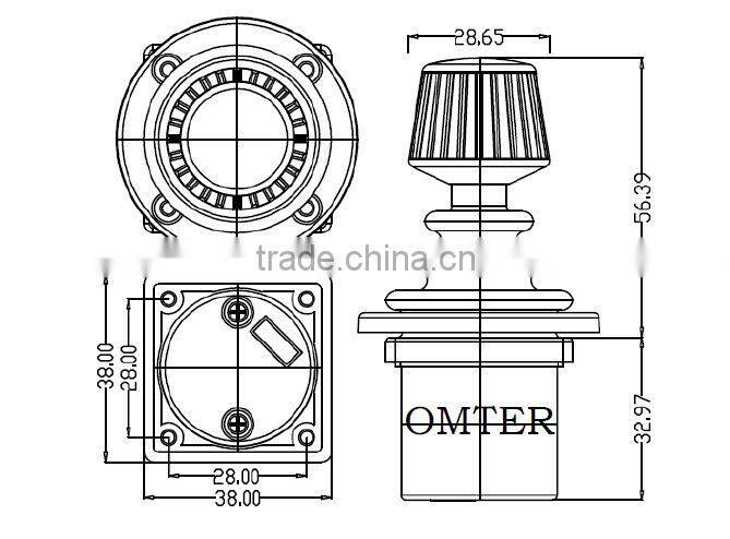 Industrial robot medical equipment optical instruments use 3axis joystick H700A