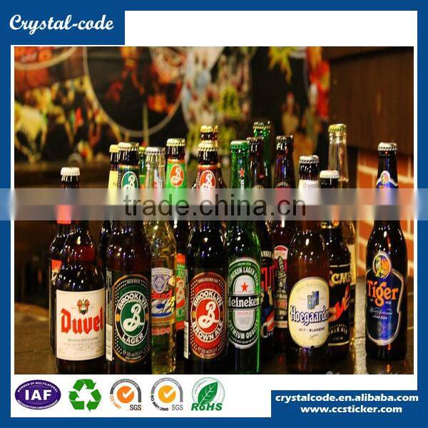 OEM preprinted hot melt bond paper thermal paper water label