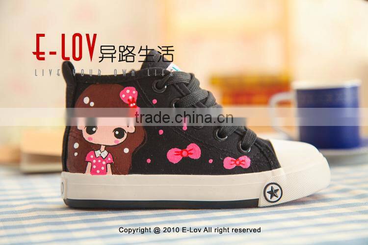 Hot sales high quality school canvas shoes