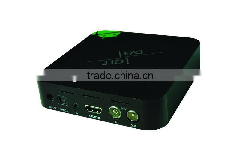 Amlogic MX Dual Core android 4.2 IP TV box /XBMC DVB-T set top box