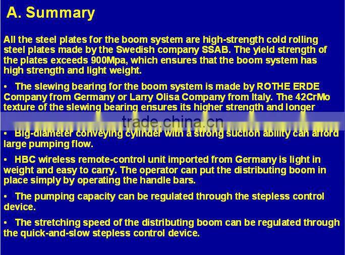 High Efficiency Low Price HDT5401THB-48/5 New Concrete Pump Truck on Sale