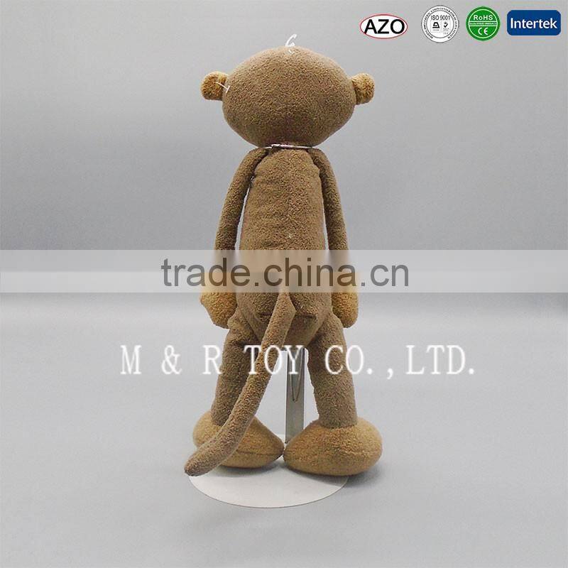 New Design OEM Funny Standing Monkey Soft Toy for Free Sample