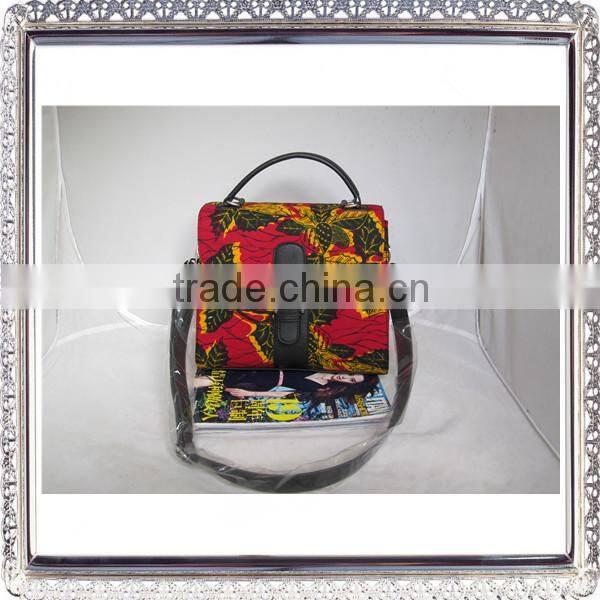 2016 super wax fabric bag african print matching shoes and bags