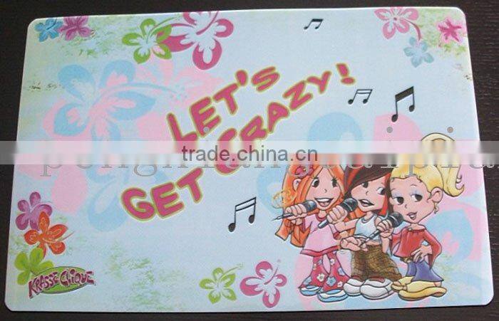 flower design placemat