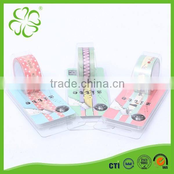 High Quality Colorful Cartoon Jumbo Washi Paper Tape