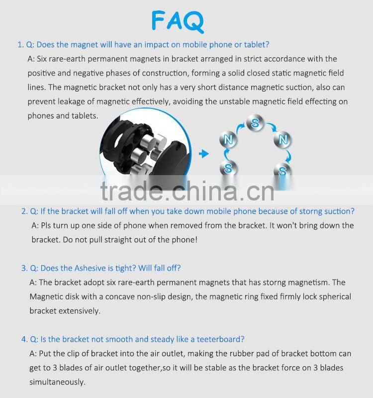 Factory Wholesale Cell Phone Holder for Car, Car Air Vent Phone Holder