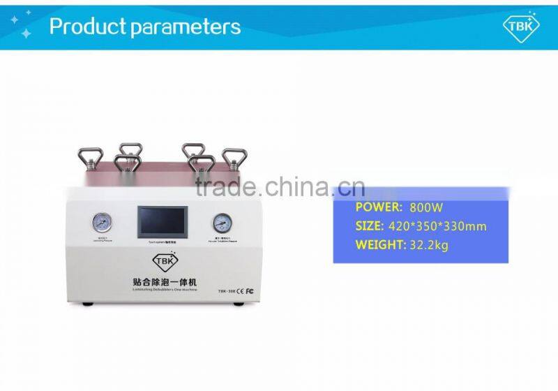 TBK 308 Superior Mobile phone Repair Equipment Laminating And Bubble Remove One Step