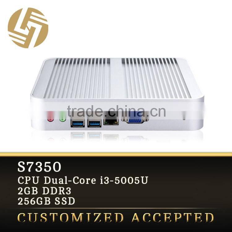 Thin client computer fanless low voltage cpu intel i3 mini pc